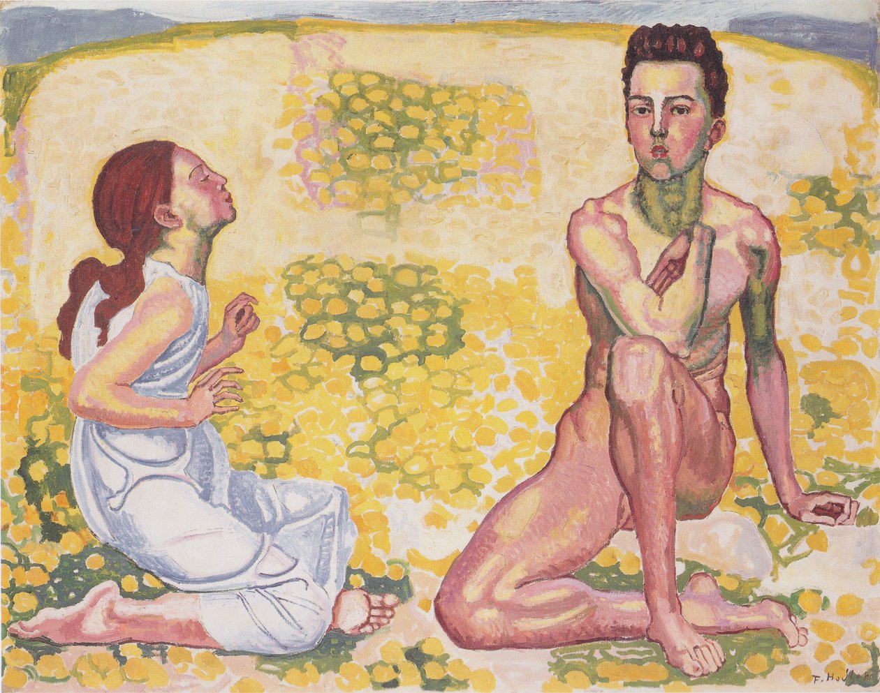  Der FruhlingnFrancais : Le printempsn av Ferdinand Hodler