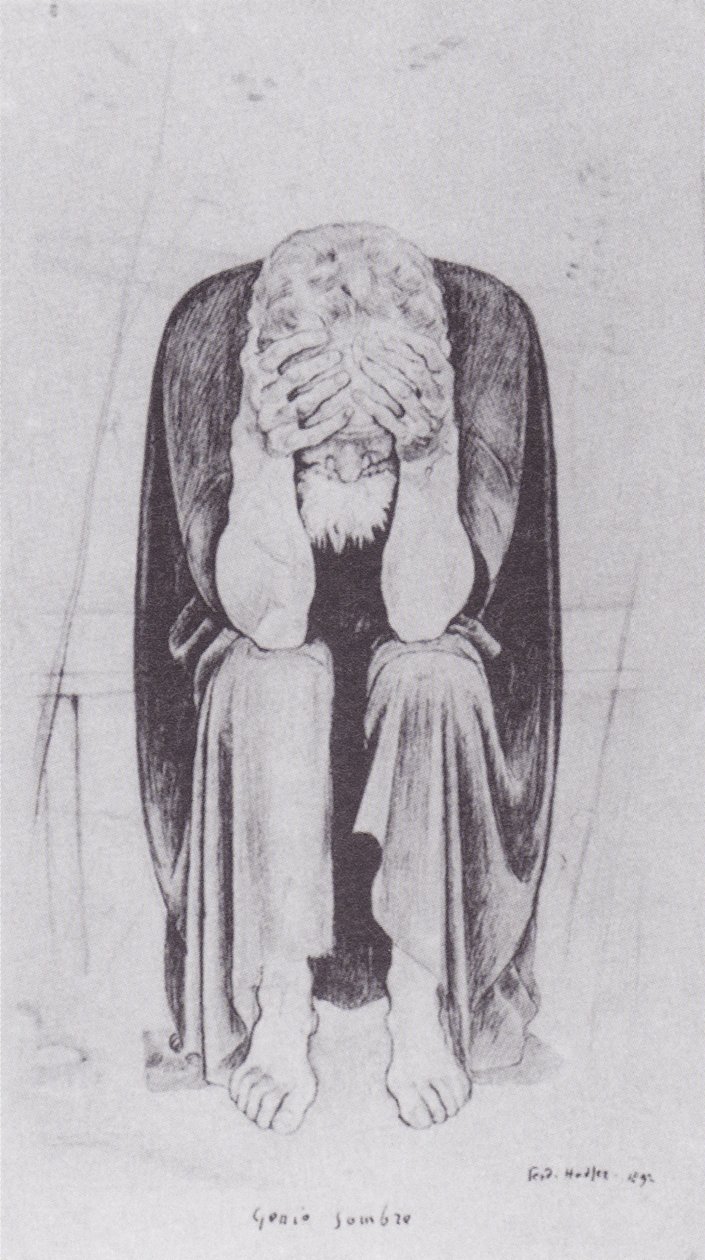  Dunkler Geniusn. av Ferdinand Hodler