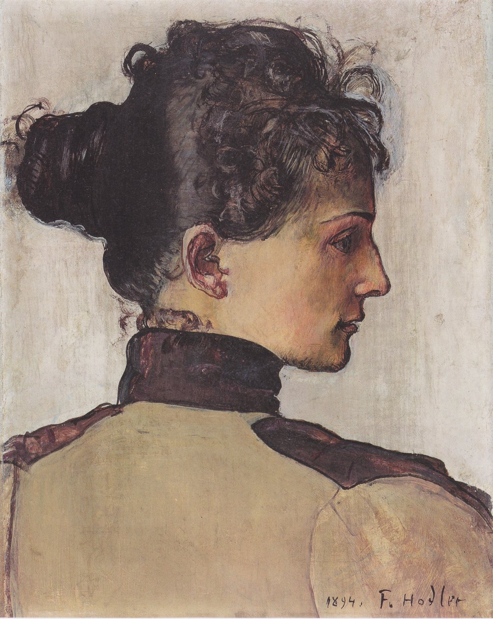Bildnis Berthe Jacques av Ferdinand Hodler