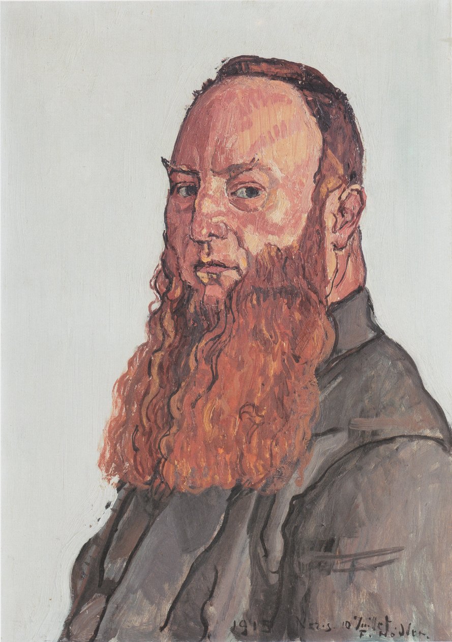 Porträtt av James Vibert av Ferdinand Hodler