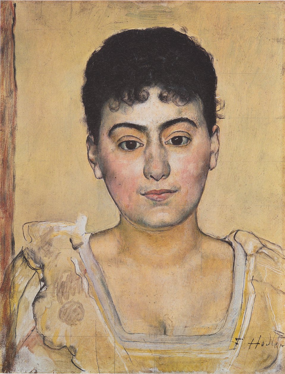 Porträtt av Madame de R. av Ferdinand Hodler