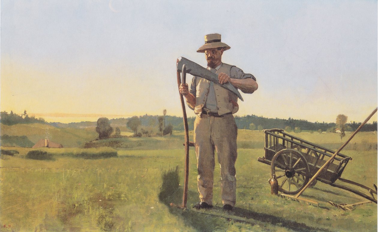 Der Mäher av Ferdinand Hodler