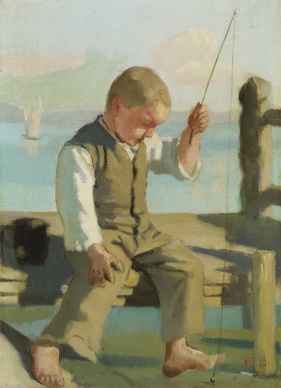 Der kleine Fischer av Ferdinand Hodler