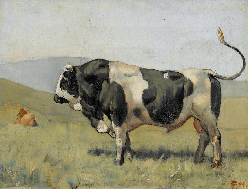 Freiburger Stier av Ferdinand Hodler