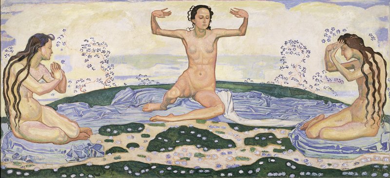 Le Jour III av Ferdinand Hodler