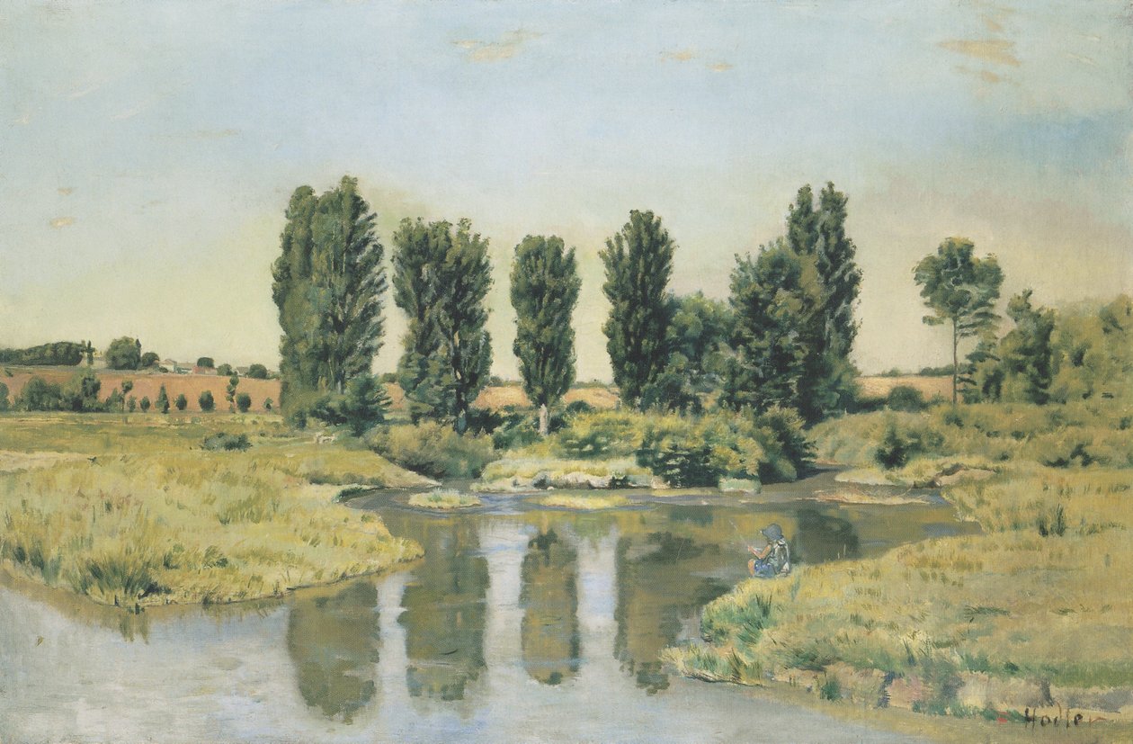 Les Pedits Lacs av Ferdinand Hodler