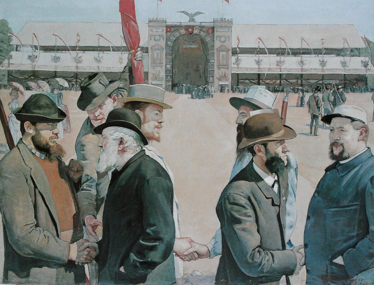 Modern Rütli av Ferdinand Hodler