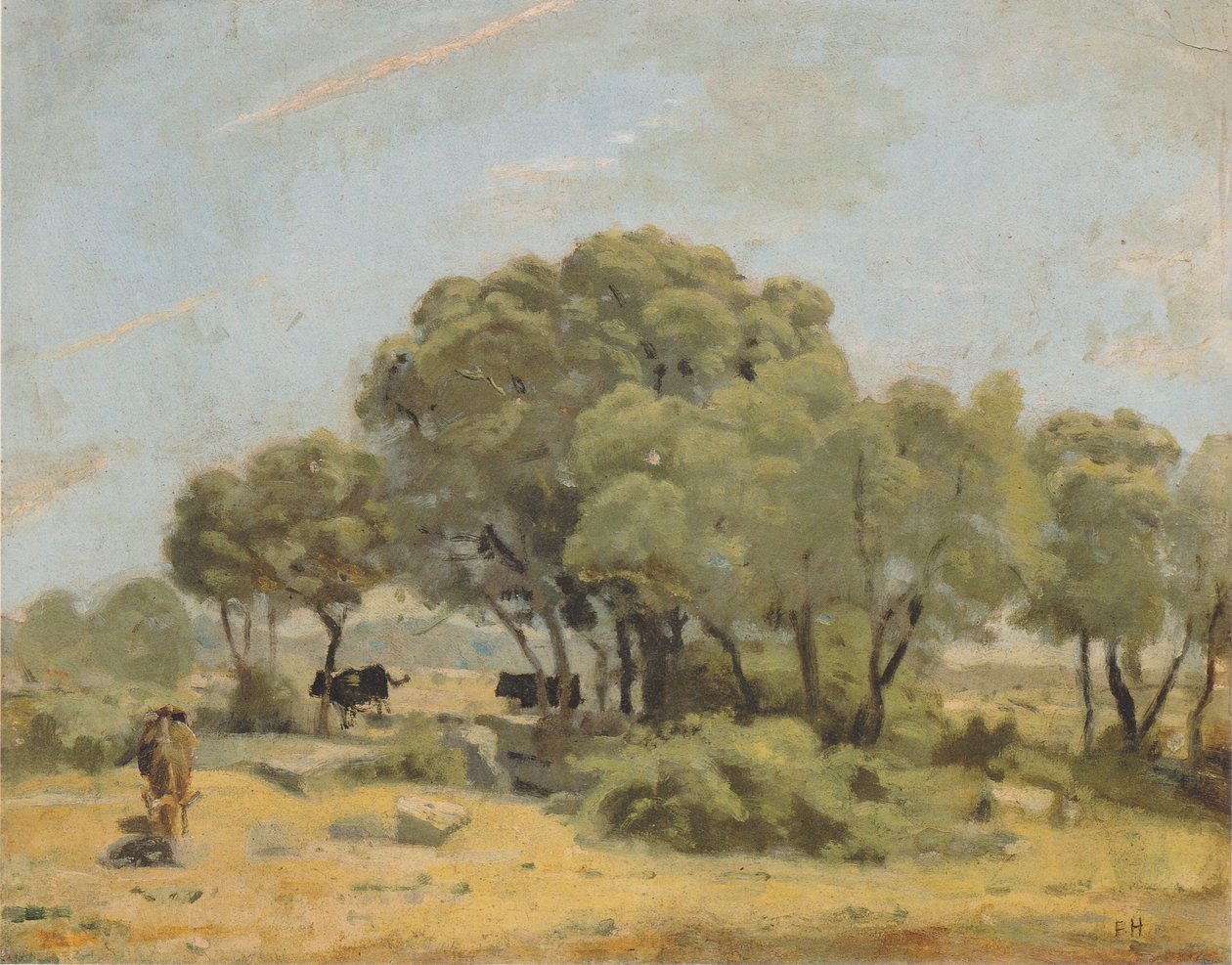 Olivträd i Spanien av Ferdinand Hodler
