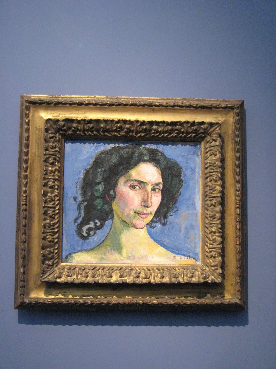 Portrait of the dancer Giulia Leonardi. av Ferdinand Hodler
