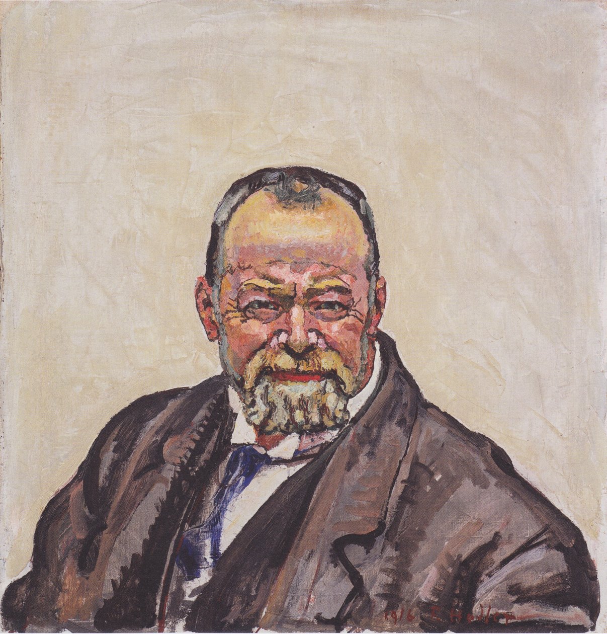 Självporträtt av Ferdinand Hodler