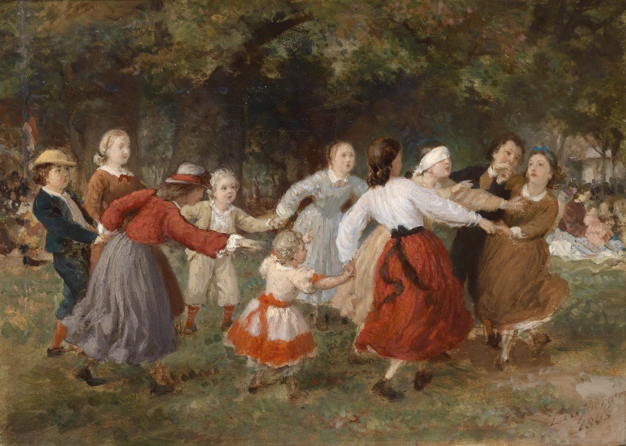 Det blinda kospelet av Ferdinand Laufberger