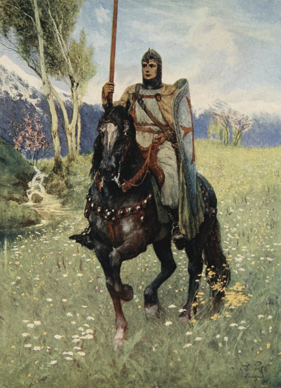Det var så Parsifal började sin pilgrimsfärd, ur "The Stories of Wagner