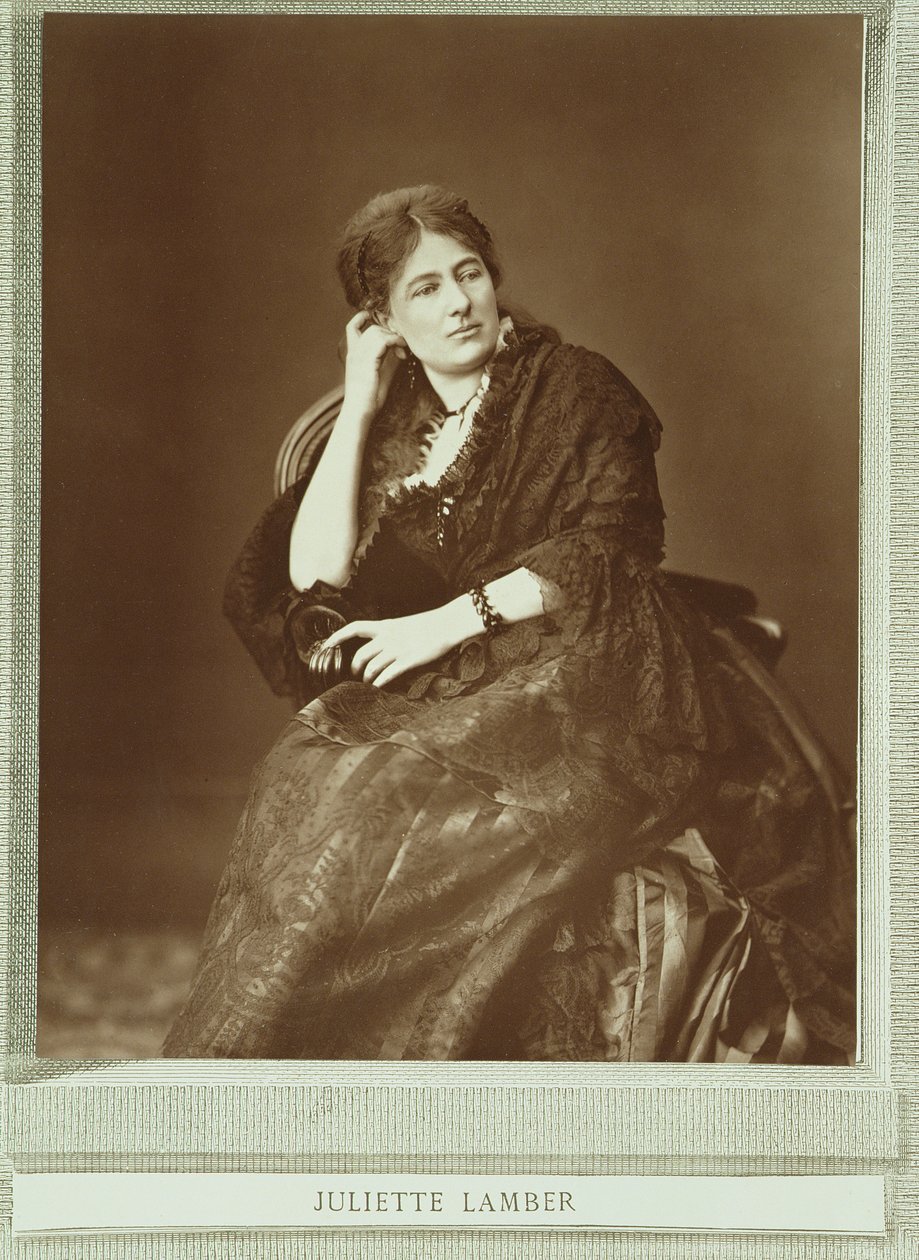 Juliette Adam, född Lamber (1836-1936), från 