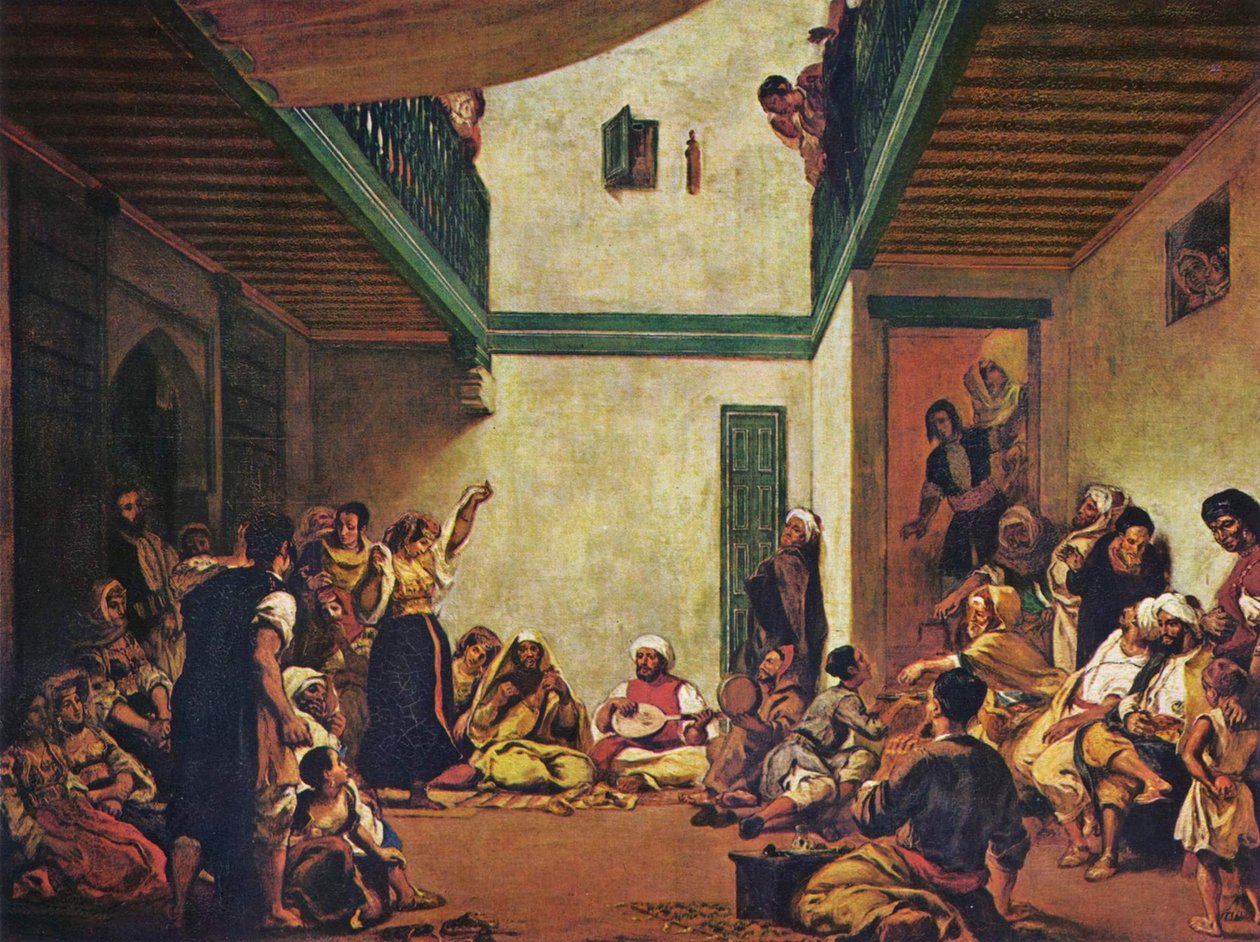 Jüdische Hochzeit in Marokko av Ferdinand Victor Eugene Delacroix