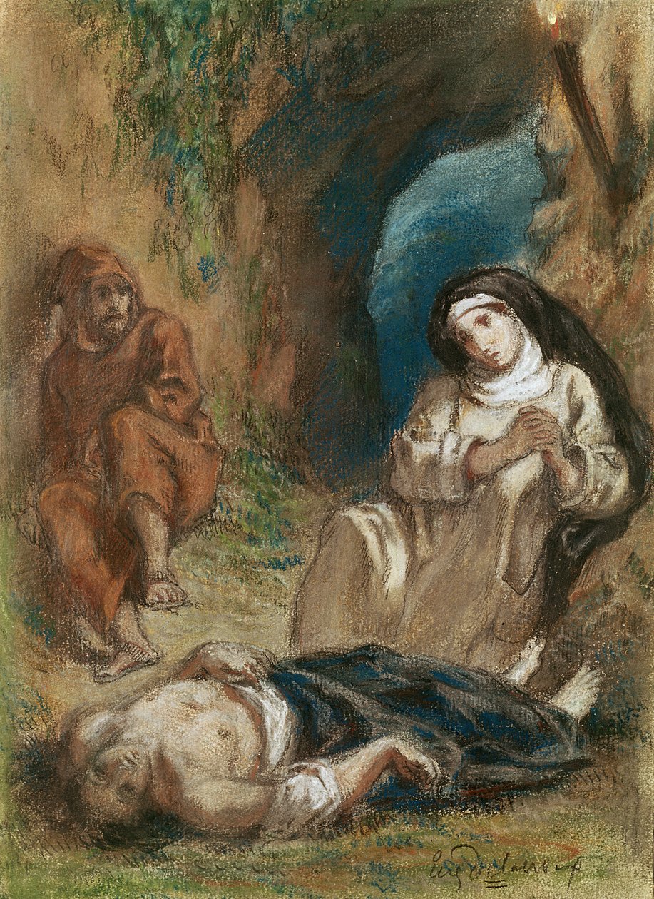 Lelia i grottan, från 