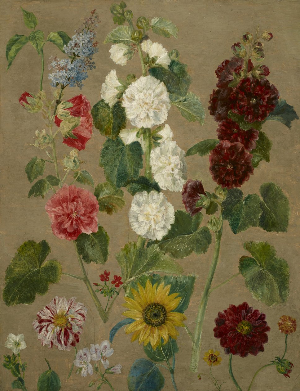 Untitled [flowers] av Ferdinand Victor Eugene Delacroix