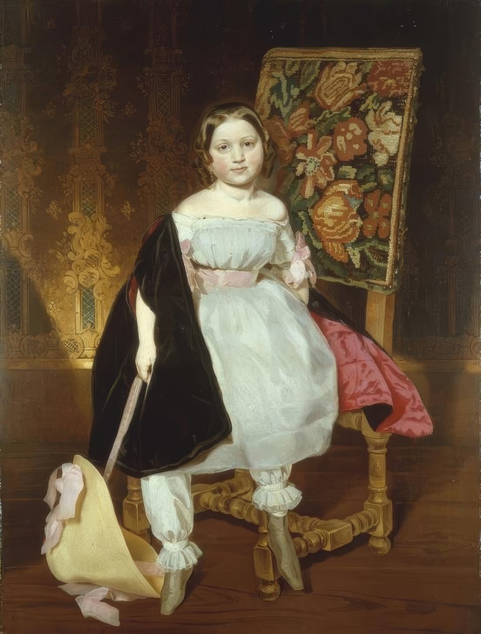 Barnporträtt av Louis Ferdinand von Rayski