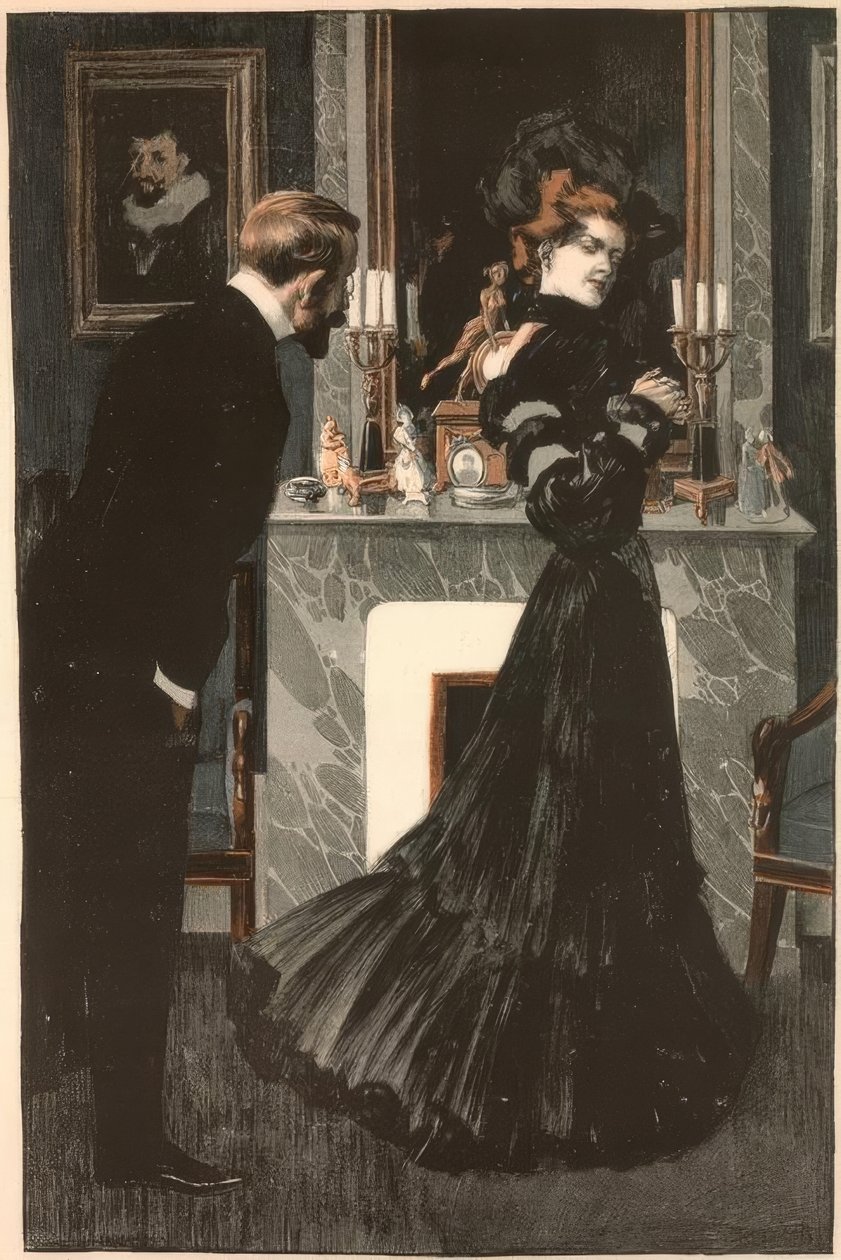 Reznicek / Moderna äktenskap / The Gallant World / 1904 av Ferdinand von Reznicek