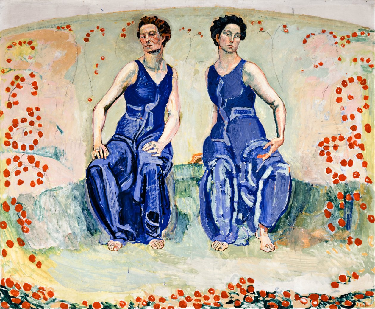 The Sacred Hour  av Ferdinand Hodler