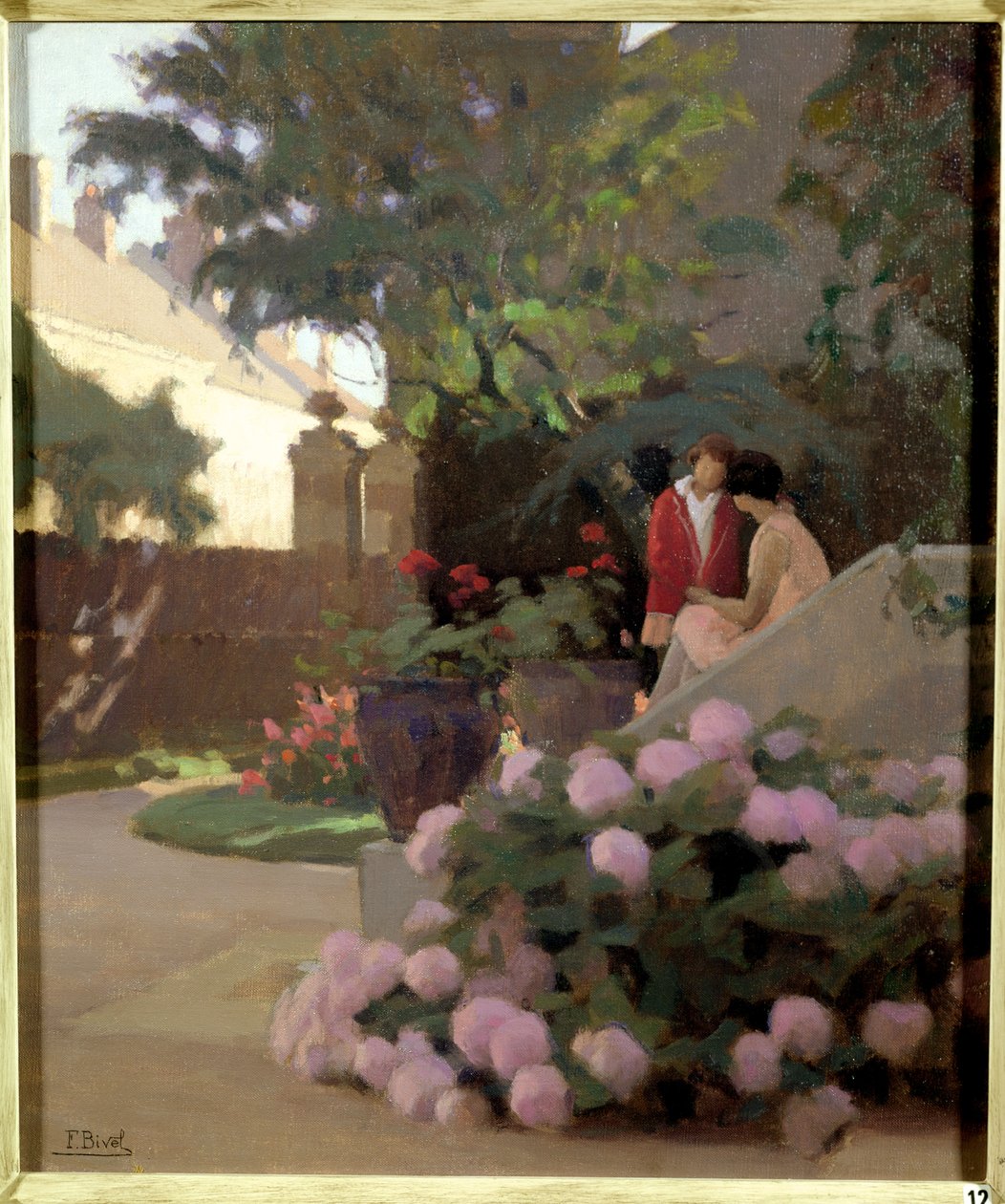 Ett hörn av trädgården av Ferdinand Achille Lucien Bivel