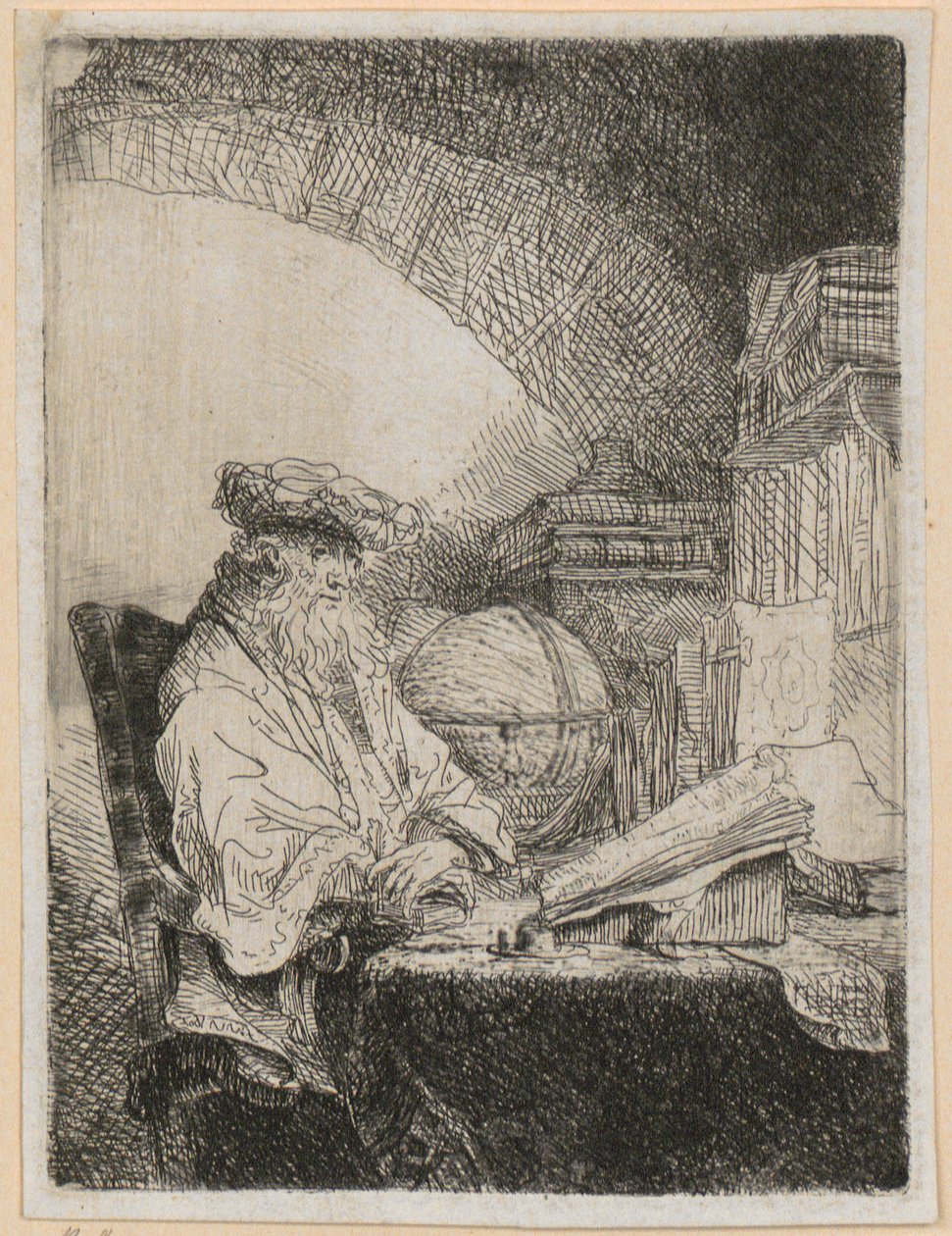 Astrologe av Ferdinand Bol
