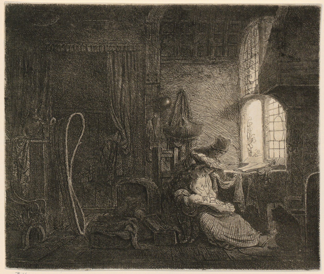 Familie im Zimmer av Ferdinand Bol