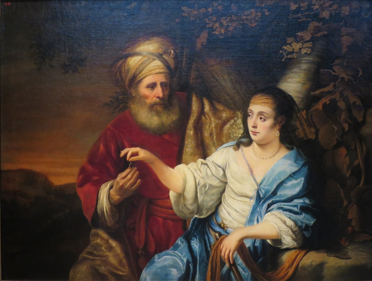 Juda och Tamar av Ferdinand Bol