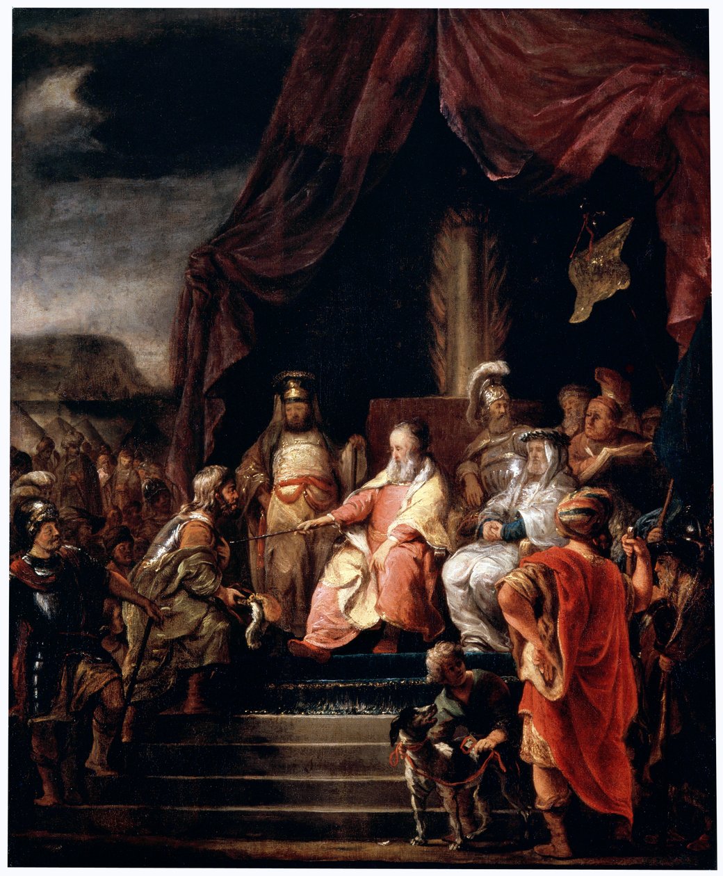 Moses och Jethro, c1655-c1656 av Ferdinand Bol