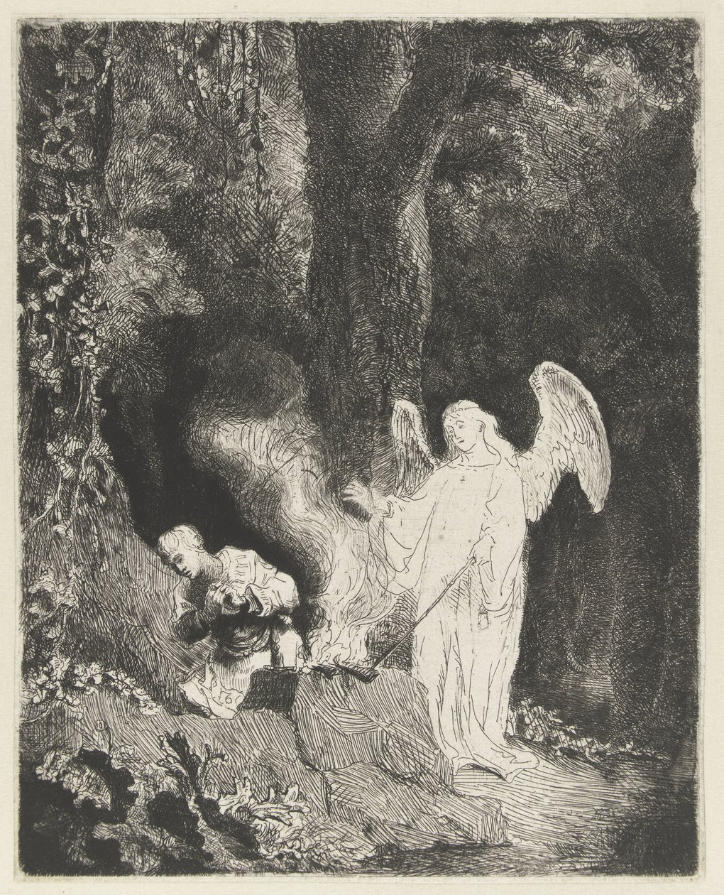 Erbjudande van Gideon av Ferdinand Bol