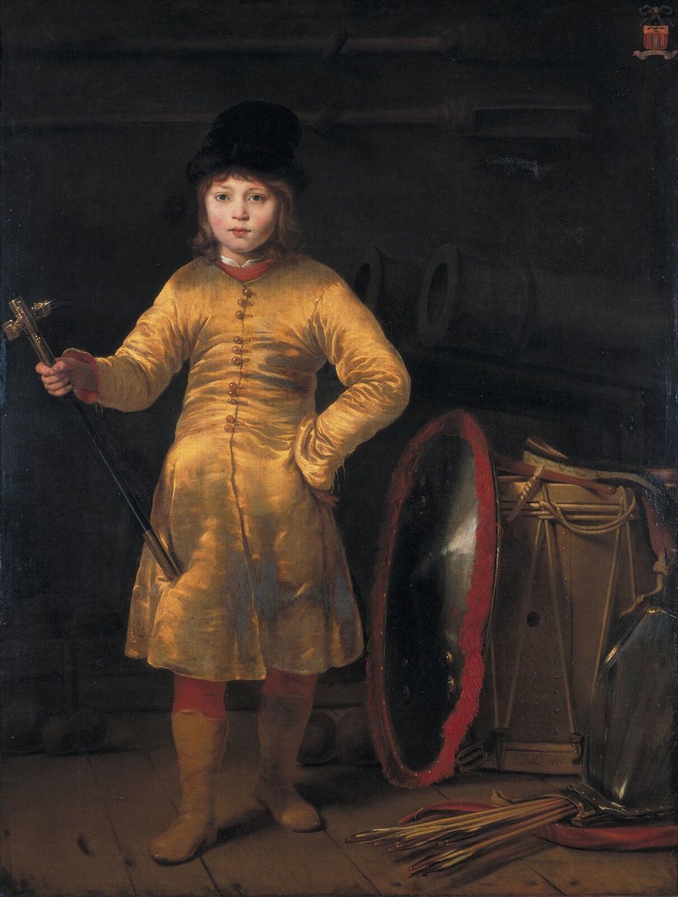 Otto van der Waeyen i en polsk kostym, 1656 av Ferdinand Bol