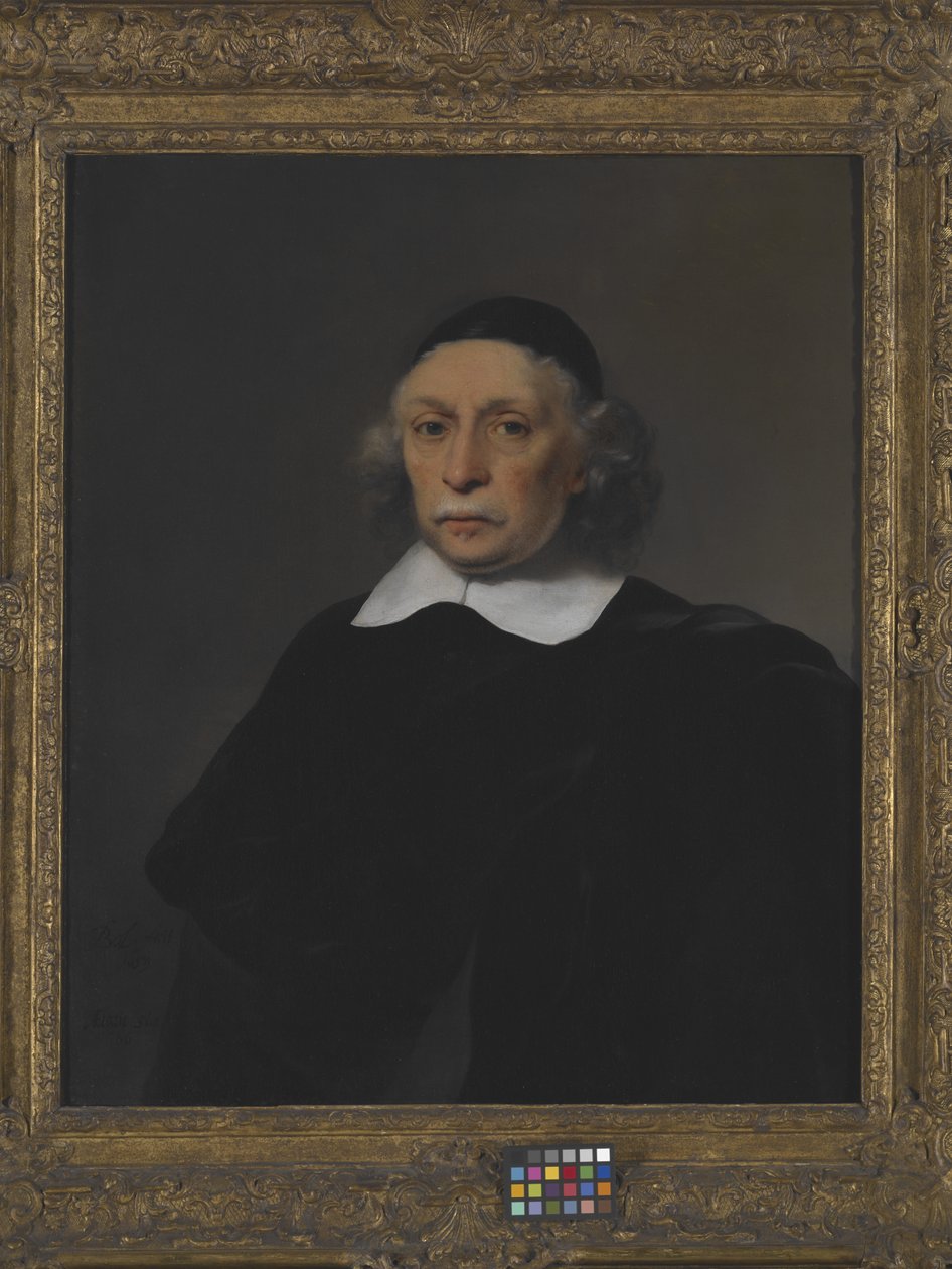Porträtt av en lärd (olja på duk) av Ferdinand Bol