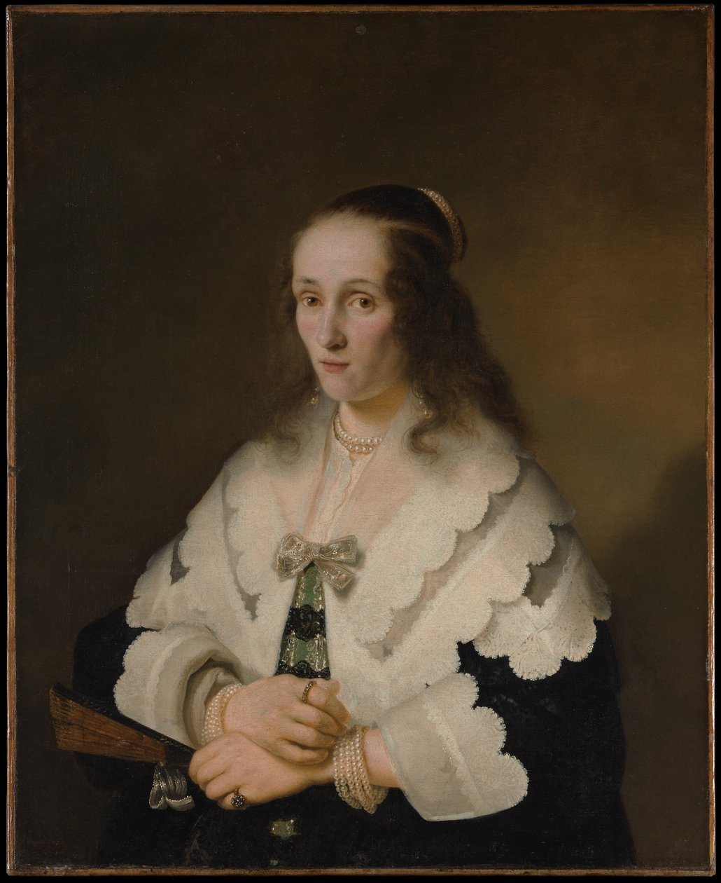 Portrait of a Woman av Ferdinand Bol
