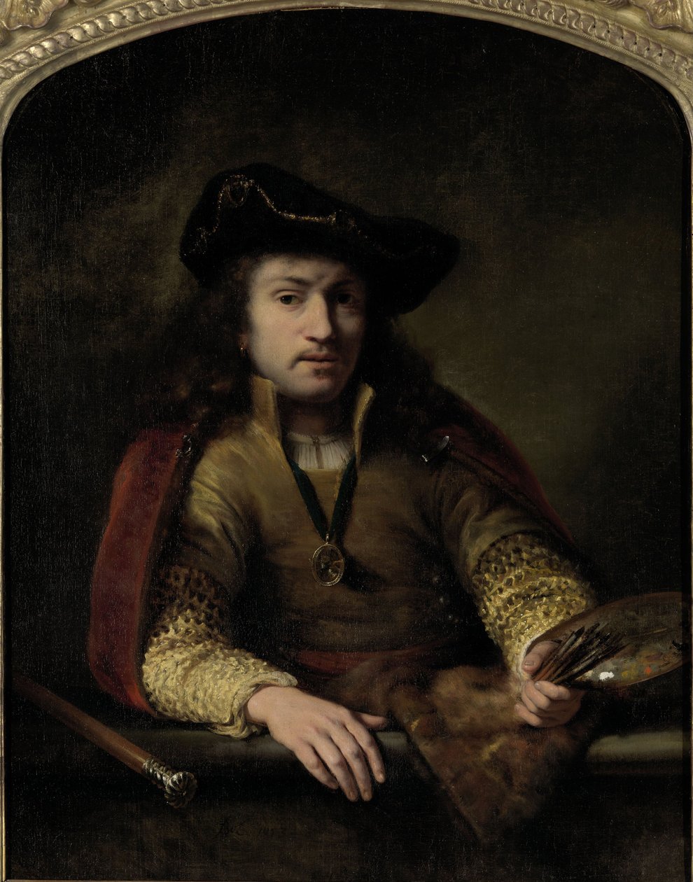 Självporträtt, 1653. av Ferdinand Bol