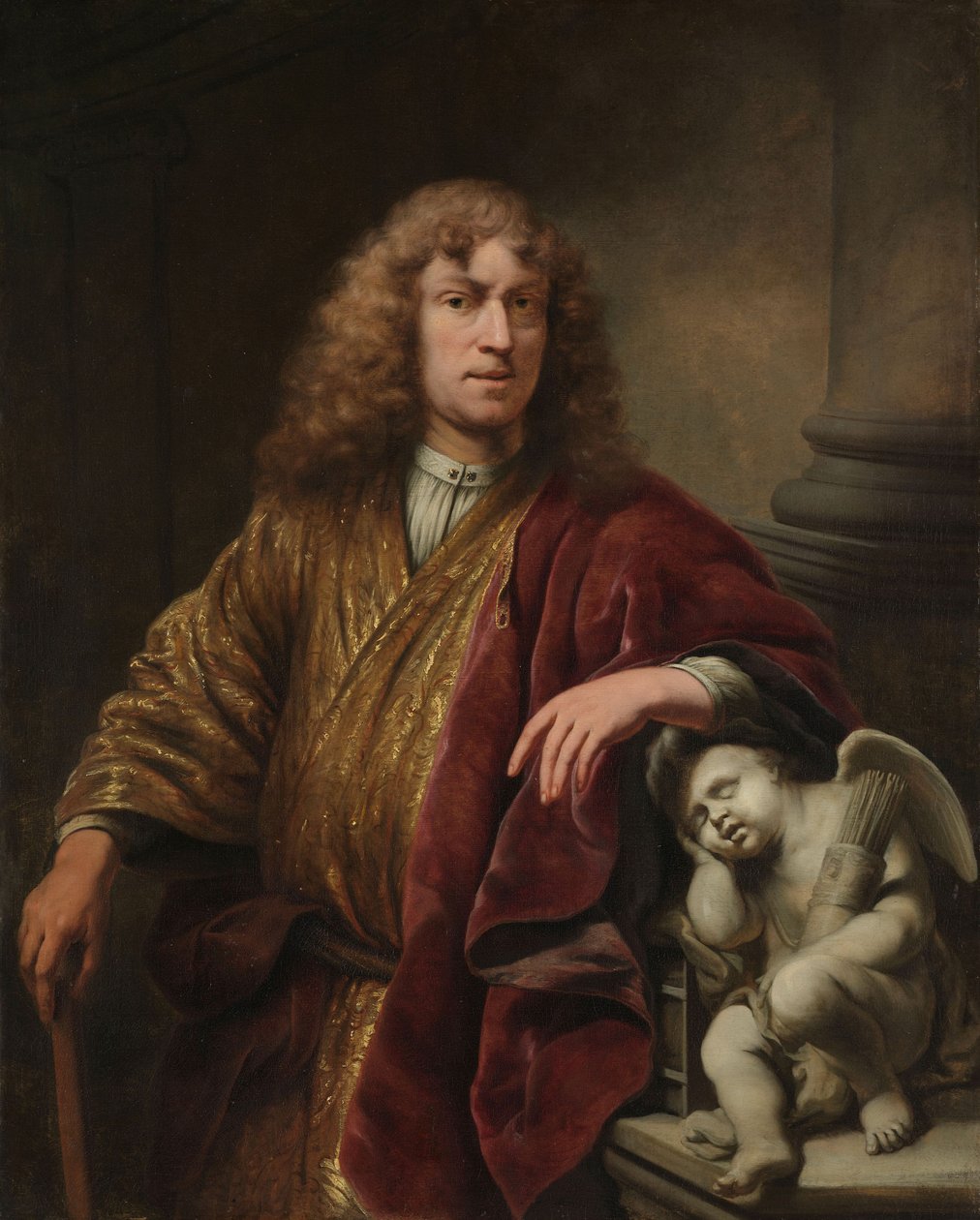 Självporträtt, ca 1669 (olja på duk) av Ferdinand Bol