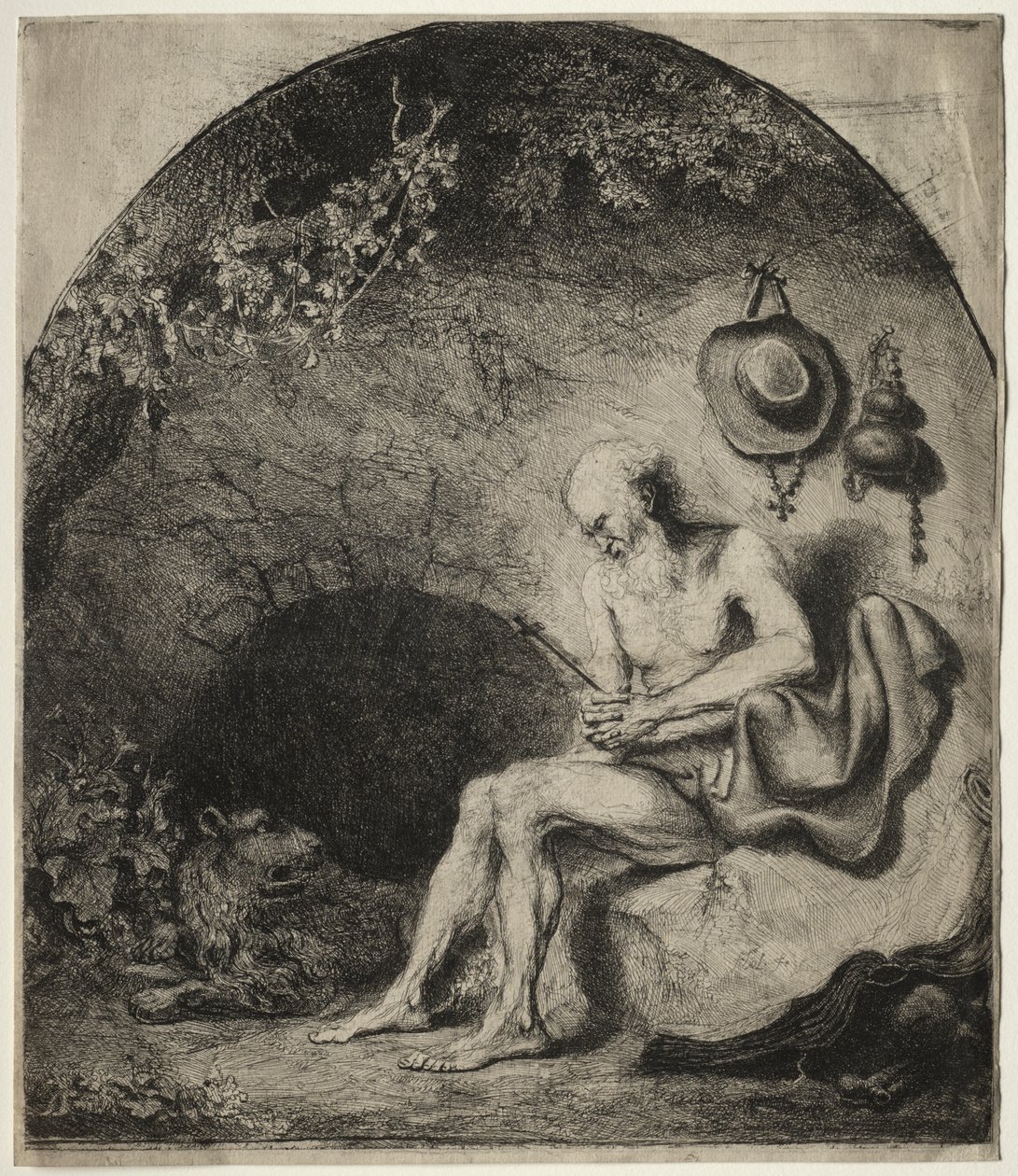 S:t Hieronymus i bot av Ferdinand Bol