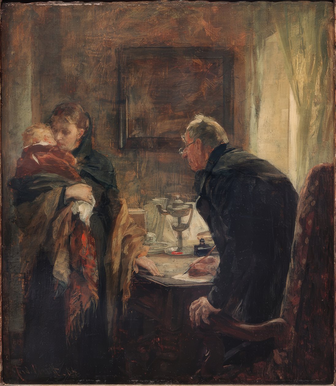 Hos pantbanken av Ferdinand Brutt