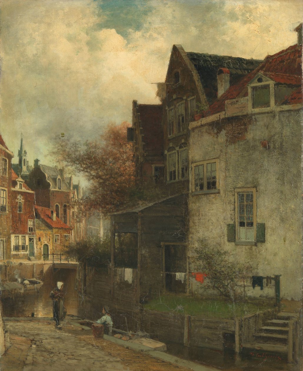 Stadsbild av Ferdinand Carl Sierich
