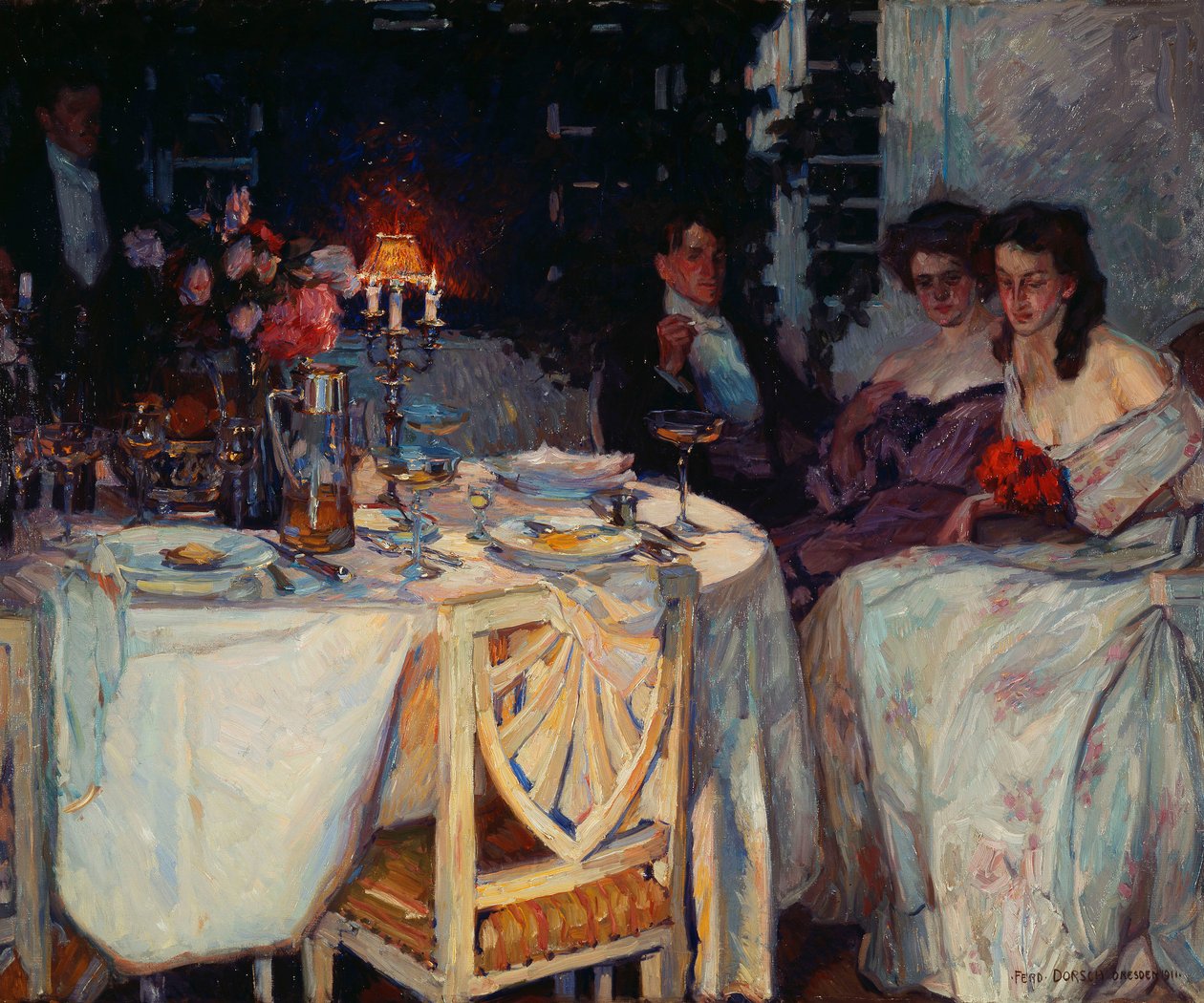 Sommarkväll; Sommerabend av Ferdinand Dorsch