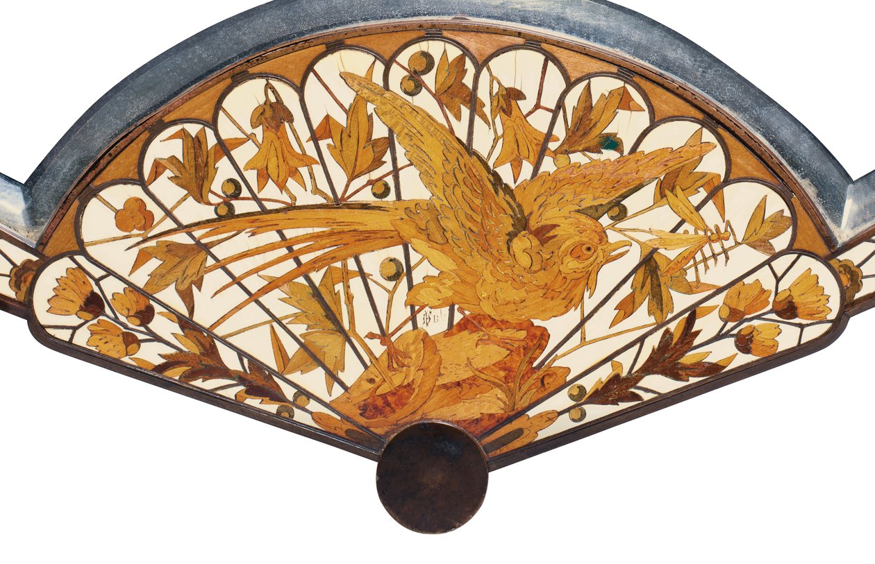 Detalj av en bordsspegel, Maison Giroux, c.1880 av Ferdinand Duvinage