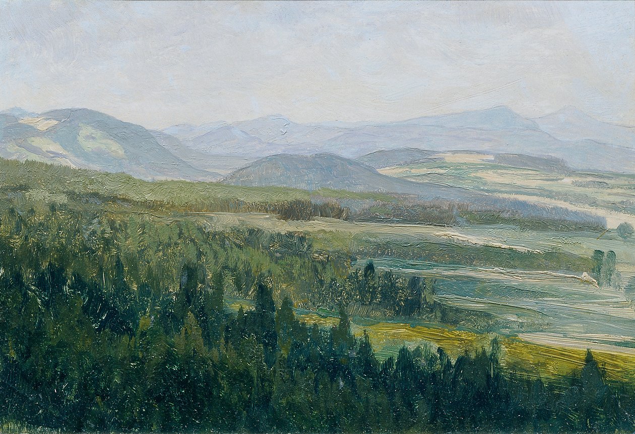 Bohemian Uplands (från portföljen "16 Views of Czech Landscapes 