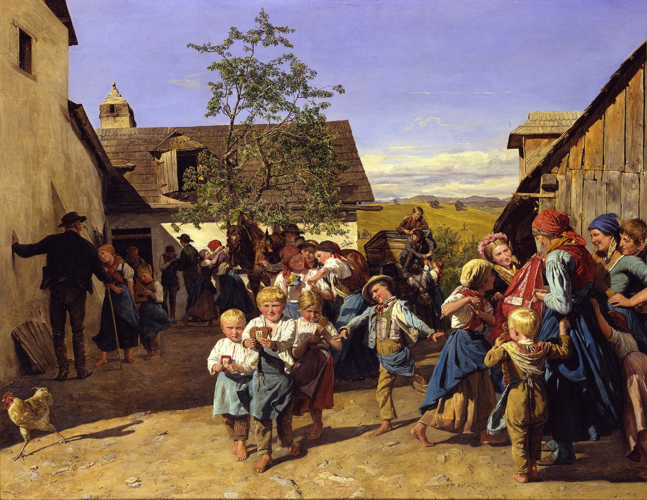 Återkomst från kyrkofesten av Ferdinand Georg Waldmüller