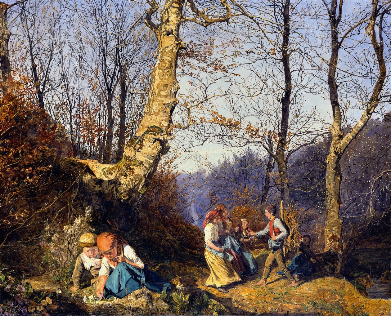 Tidig vår i Wienerwald av Ferdinand Georg Waldmüller