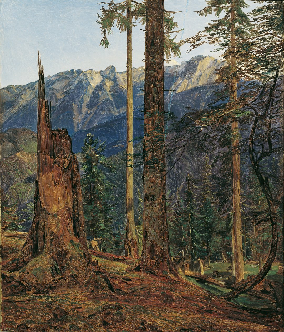 Höllengebirge nära Ischl av Ferdinand Georg Waldmuller
