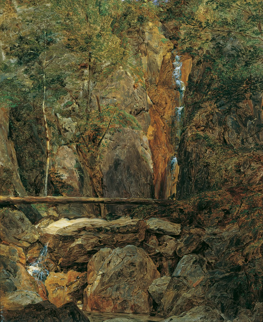 Rettenbach-vildmarken nära Ischl av Ferdinand Georg Waldmuller