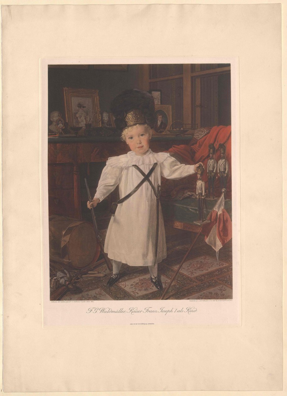 Kejsare av Österrike Franz Joseph I av Ferdinand Georg Waldmuller