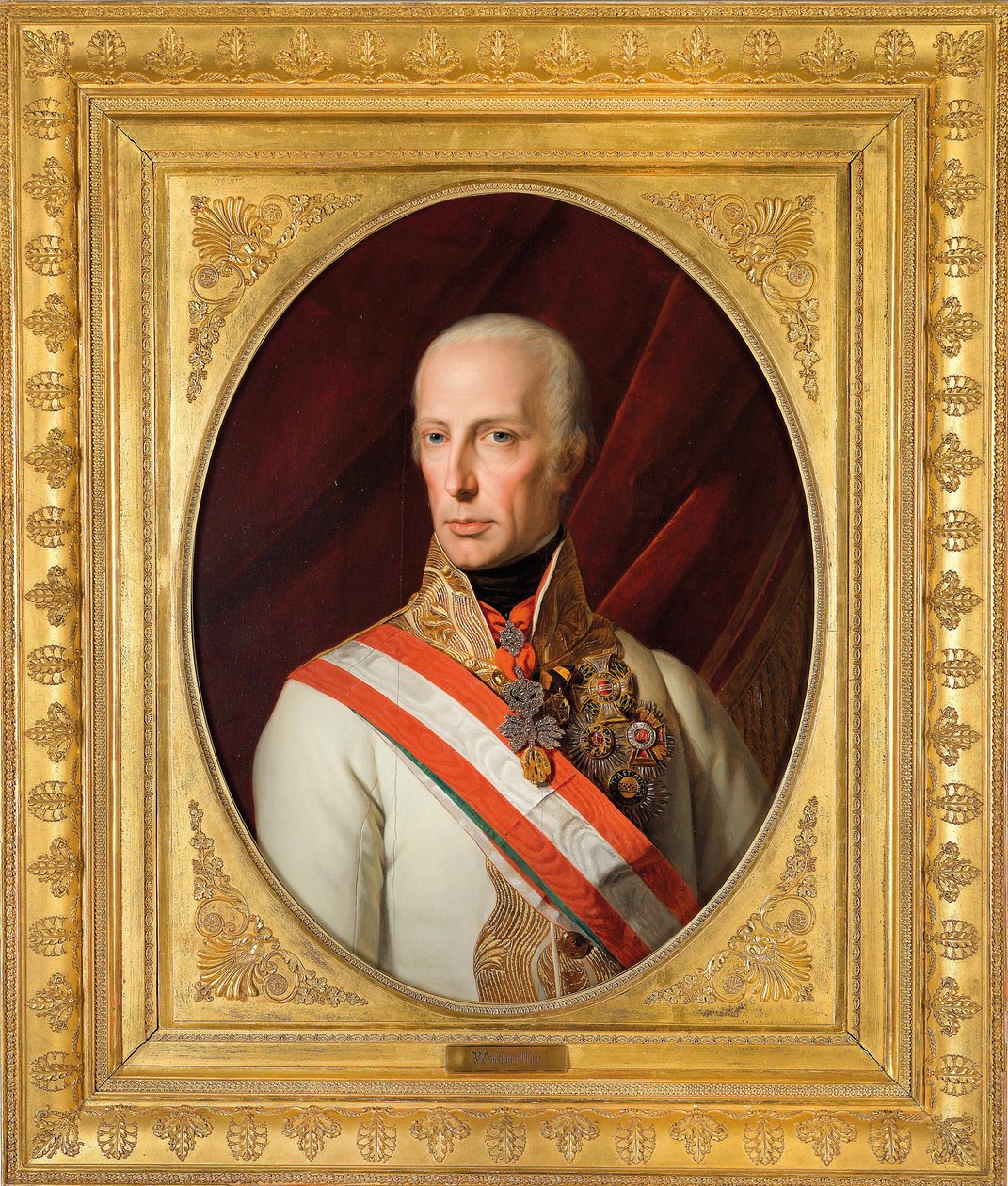 Porträtt av kejsar Frans I av Österrike (1768-1835) av Ferdinand Georg Waldmuller