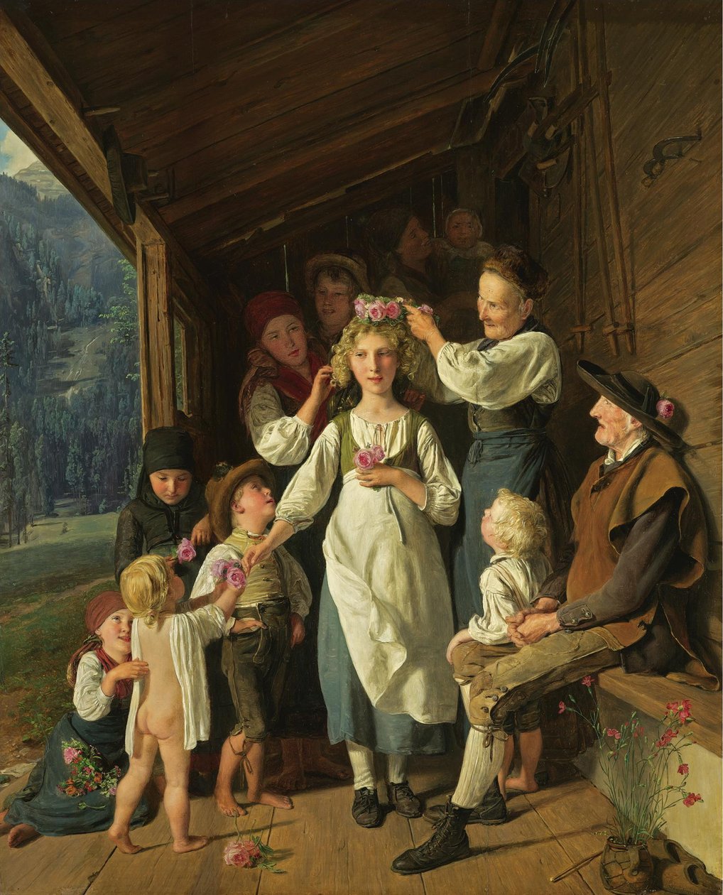 Brudtärnan av Ferdinand Georg Waldmuller