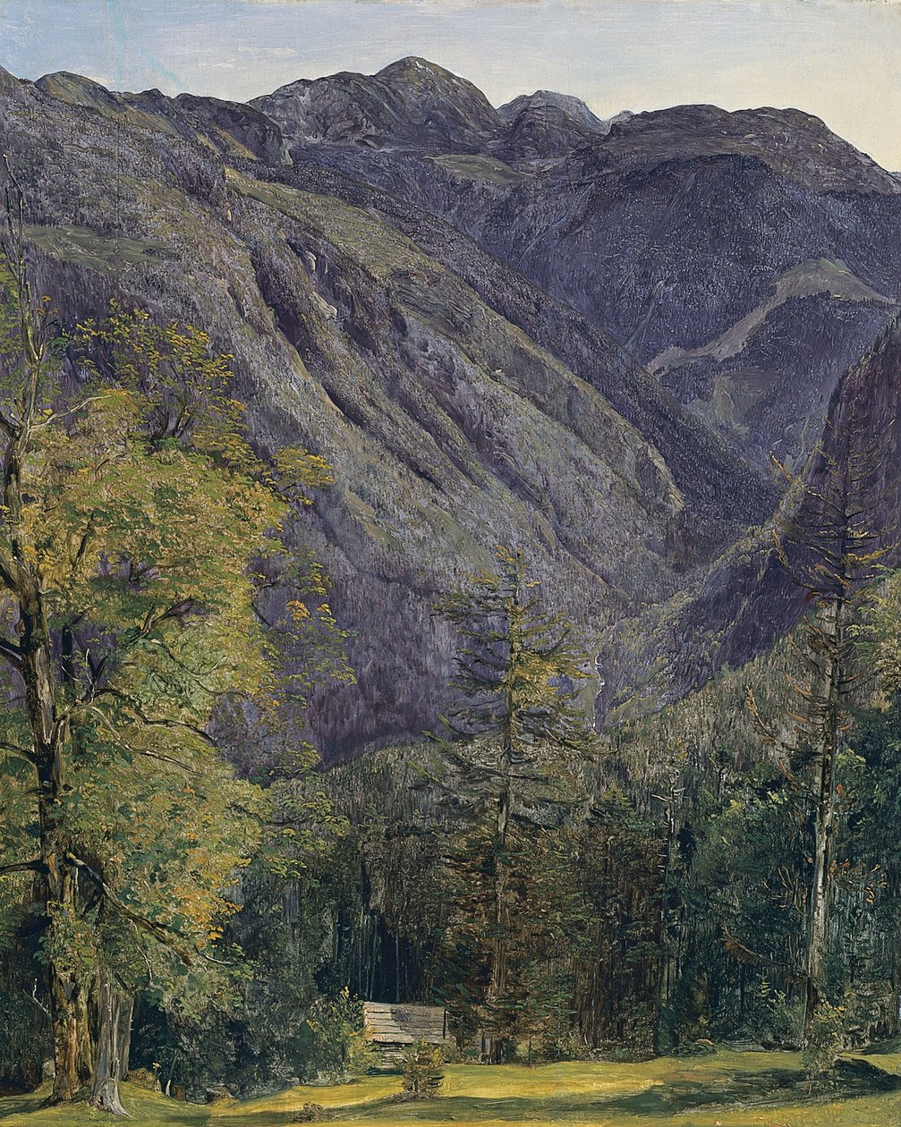 Schönberg sett från Hoisenrad, 1833 av Ferdinand Georg Waldmuller
