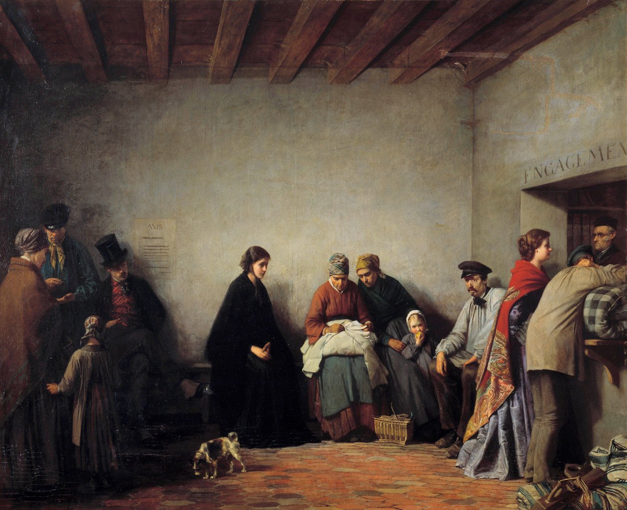 Berget Piete. Målning av Ferdinand Heilbuth (1826 - 1889) av Ferdinand Heilbuth