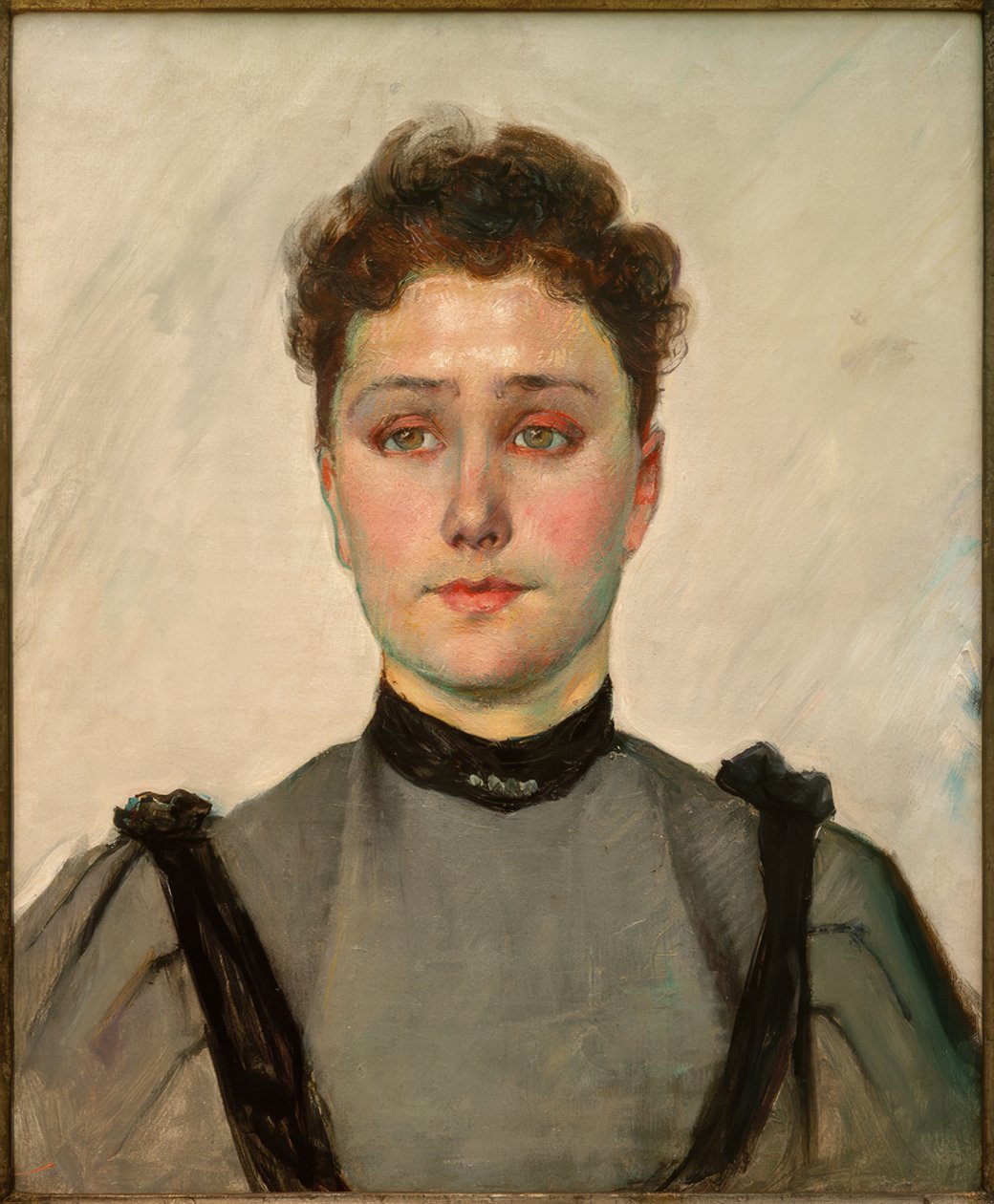 Porträtt av en ung kvinna av Ferdinand Hodler